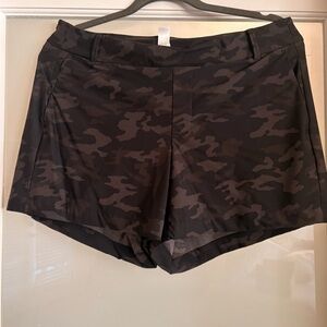 SPANX Dark Camo Women's Cargo Shorts
